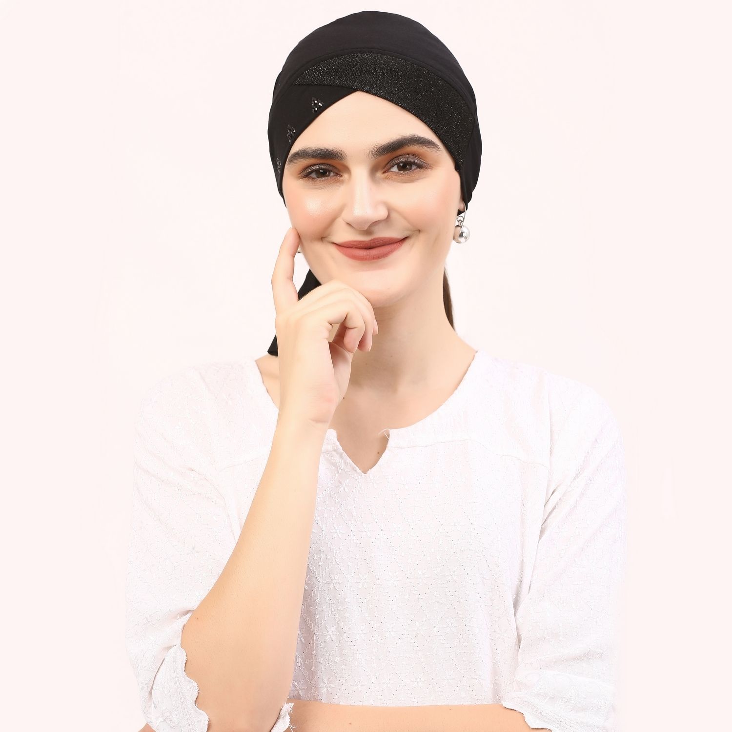 style my hijab Solid Sports/Regular Cap-picture-12