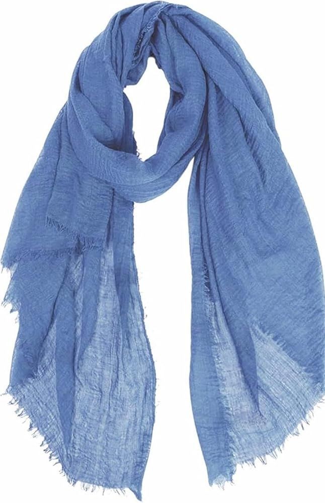 Solid Cotton Viscose Blend Women Light Blue Faux Turtleneck Neck Cover, Scarf, Bluetooth Scarf, Fancy Scarf, Stole-image-14