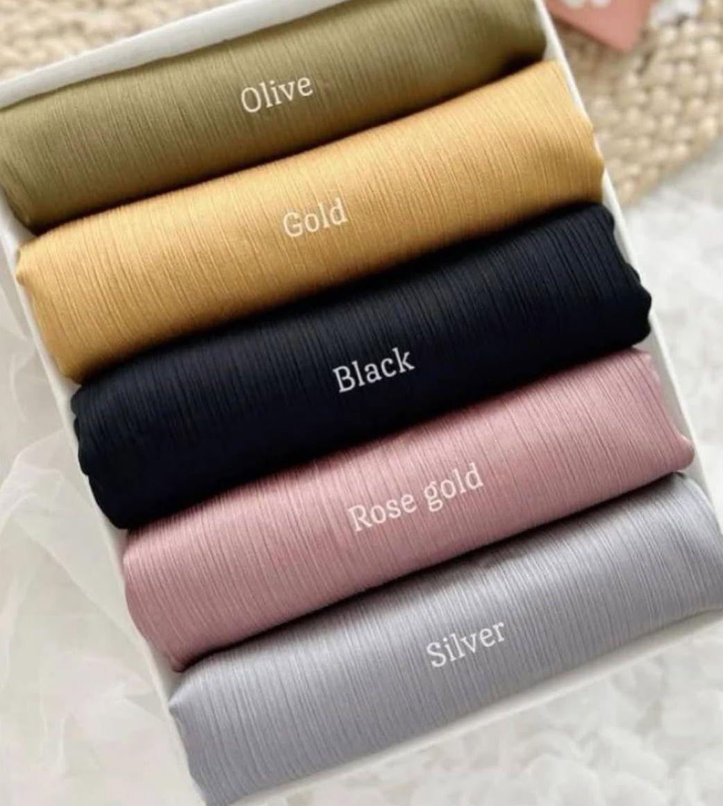 Solid Satin Blend Women Multicolor Scarf, Fancy Scarf, Stole