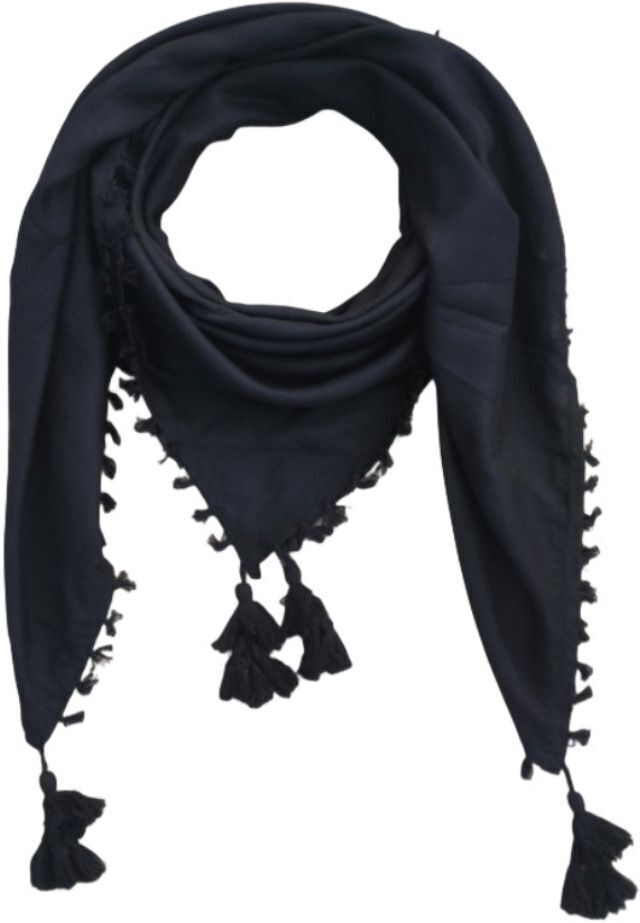 z r m store Self Design, Solid Polycotton Men Black Scarf-picture-38
