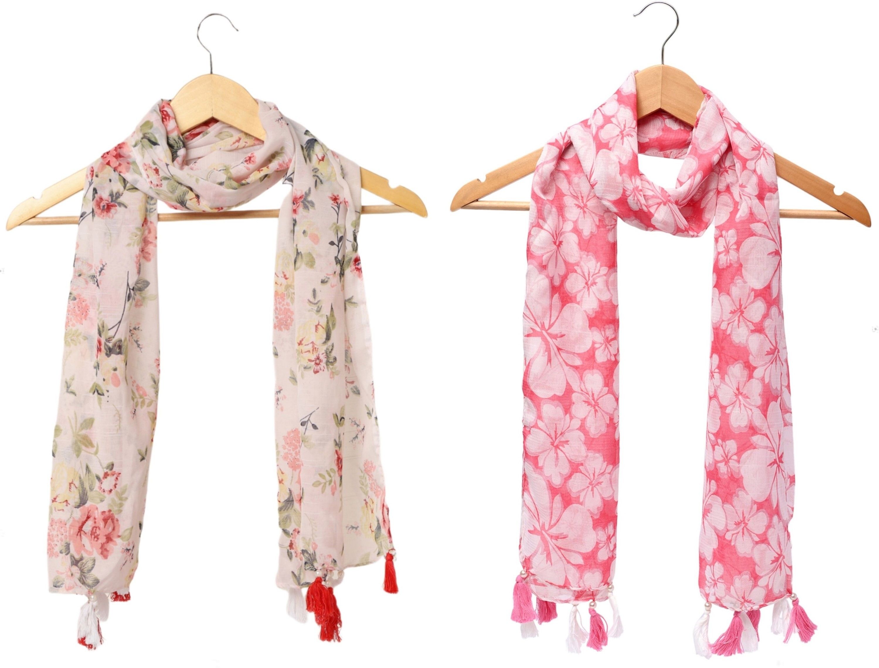 stolevilla Printed Chiffon Women Multicolor Scarf, Stole, Fancy Scarf-picture-24