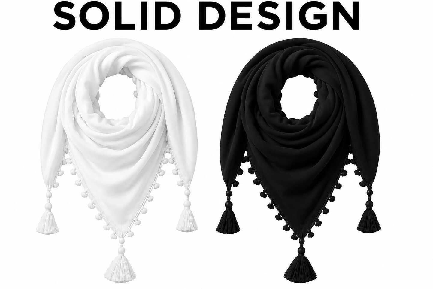 namal Solid Cotton Blend Men White, Black Fancy Scarf, Scarf, Bluetooth Scarf, Stole-picture-22