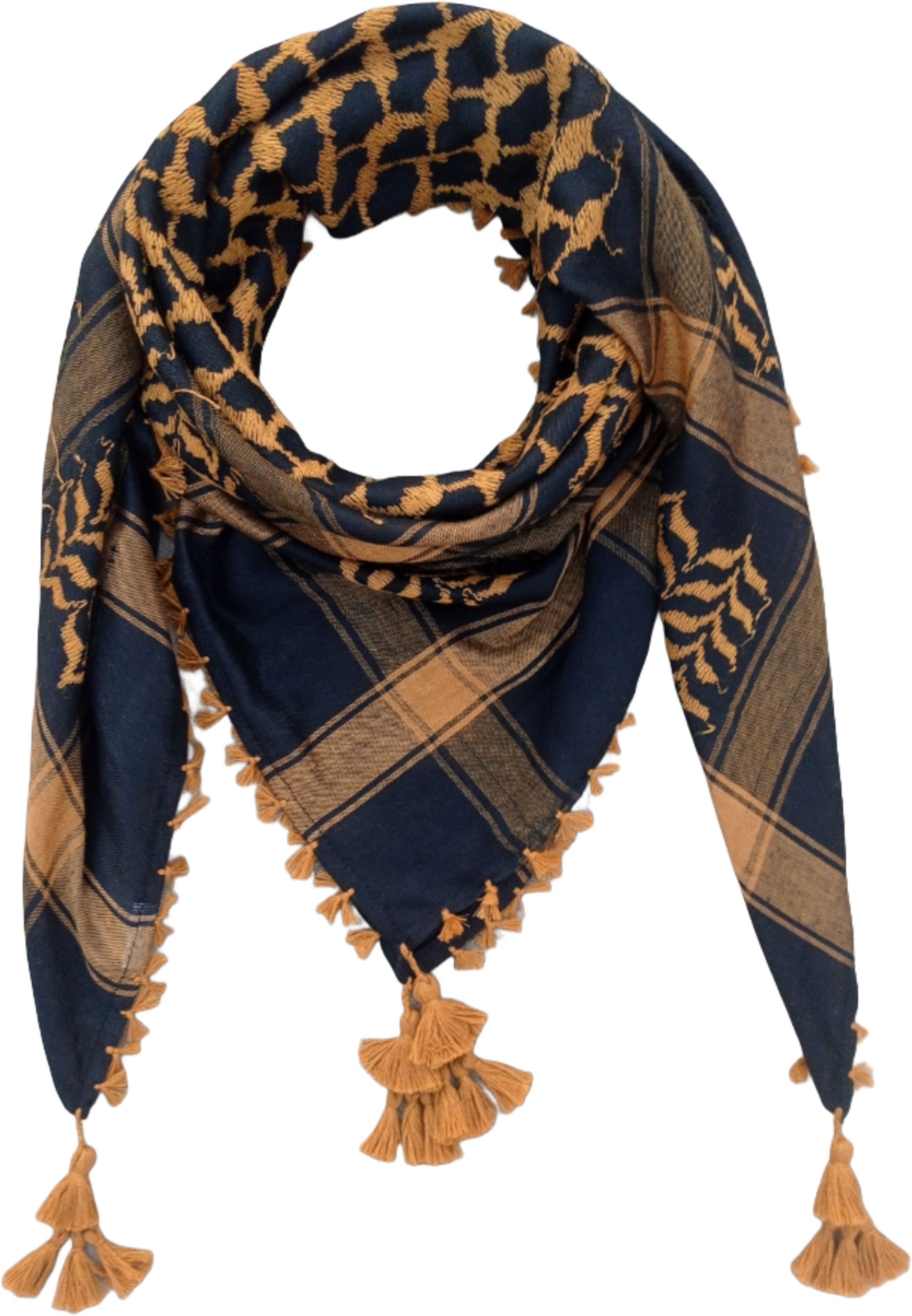 Embroidered Polycotton Men Gold, Black Fancy Scarf, Stole, Scarf, Faux Turtleneck Neck Cover, Bluetooth Scarf