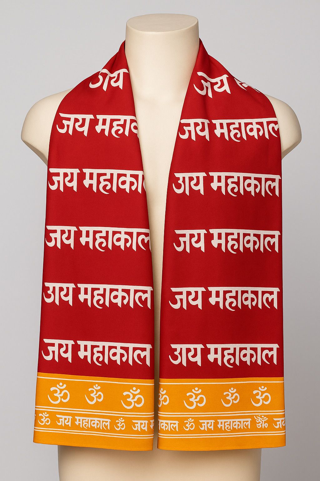 Printed Pure Cotton Men Red Scarf-image-36