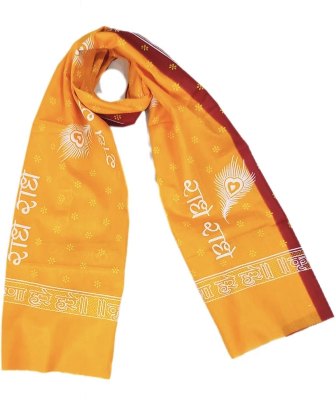 desert enterprises Printed Pure Cotton Men Yellow Stole, Scarf-picture-21
