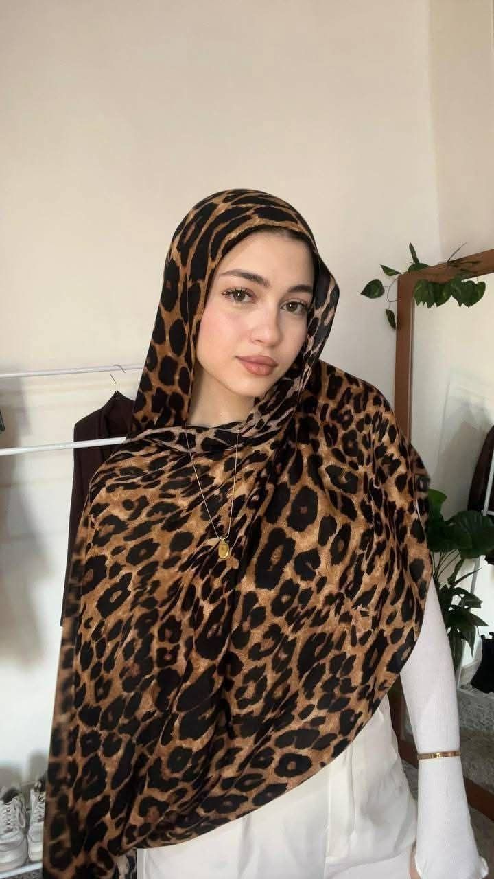 Solid Chiffon Women Brown Faux Turtleneck Neck Cover, Scarf, Bluetooth Scarf, Fancy Scarf, Stole-image-8