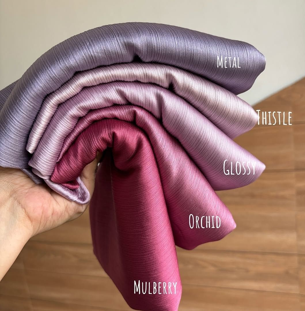 ayezahijab Solid Satin Blend Women Multicolor Scarf, Fancy Scarf, Stole-picture-25