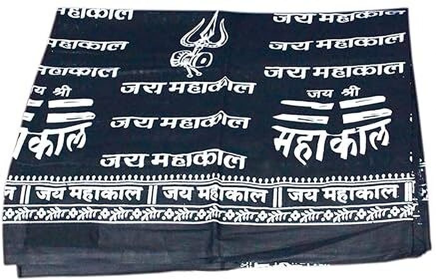 complayyer Printed Pure Cotton Men Black Scarf-picture-33