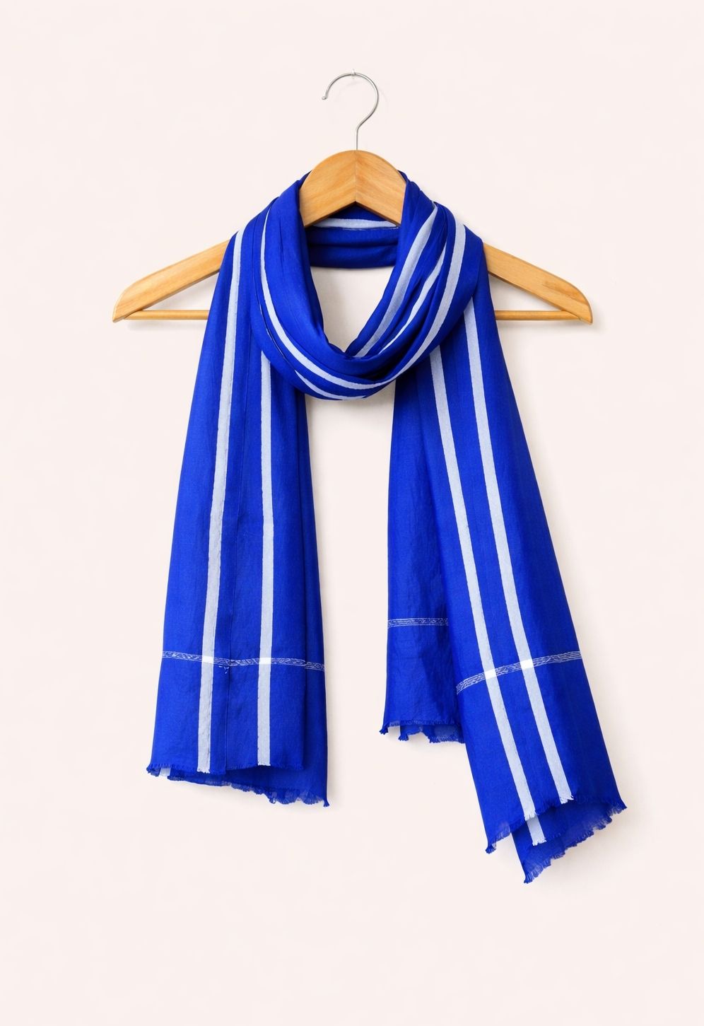 mdtstores Striped Cotton Blend Men Blue Faux Turtleneck Neck Cover, Scarf, Bluetooth Scarf, Fancy Scarf-picture-21