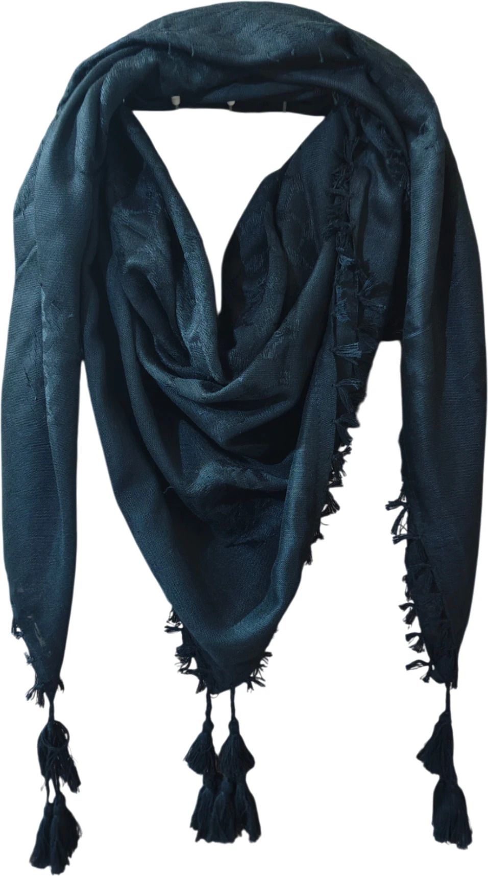 Geometric Print Cotton Blend Men Black Scarf, Fancy Scarf, Stole-image-12