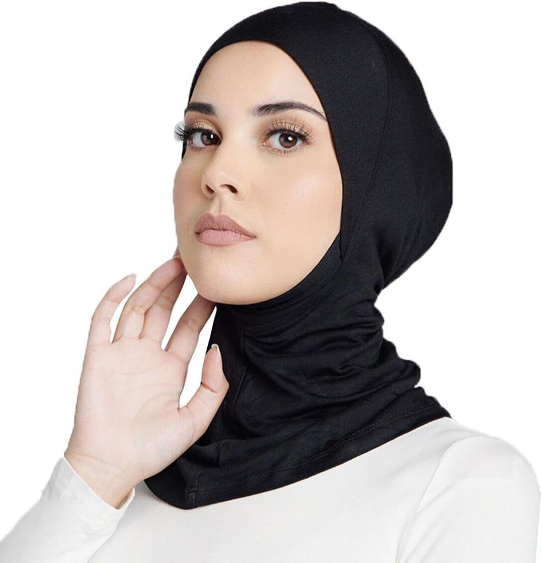 arham diam Solid Cotton Blend Women Black Scarf, Fancy Scarf-picture-24