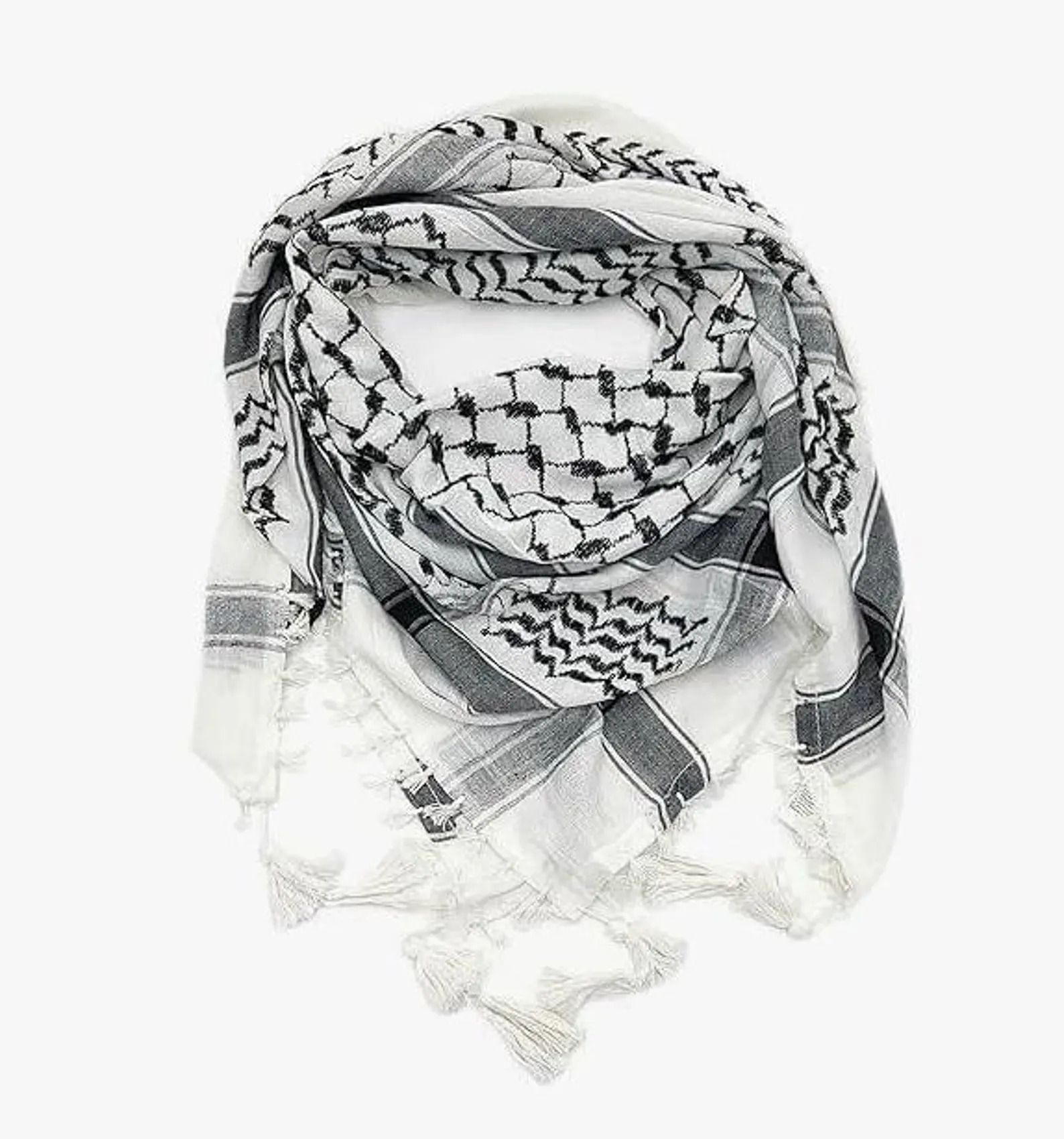 namal Checkered Cotton Blend Men Black, White Fancy Scarf, Scarf, Bluetooth Scarf, Stole-picture-13