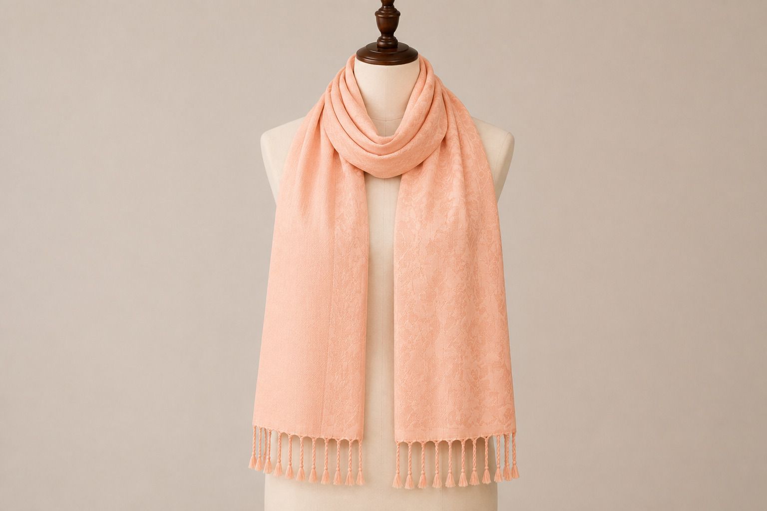 mfacreations Self Design Rayon, Viscose Women Orange Scarf, Fancy Scarf, Stole-picture-16