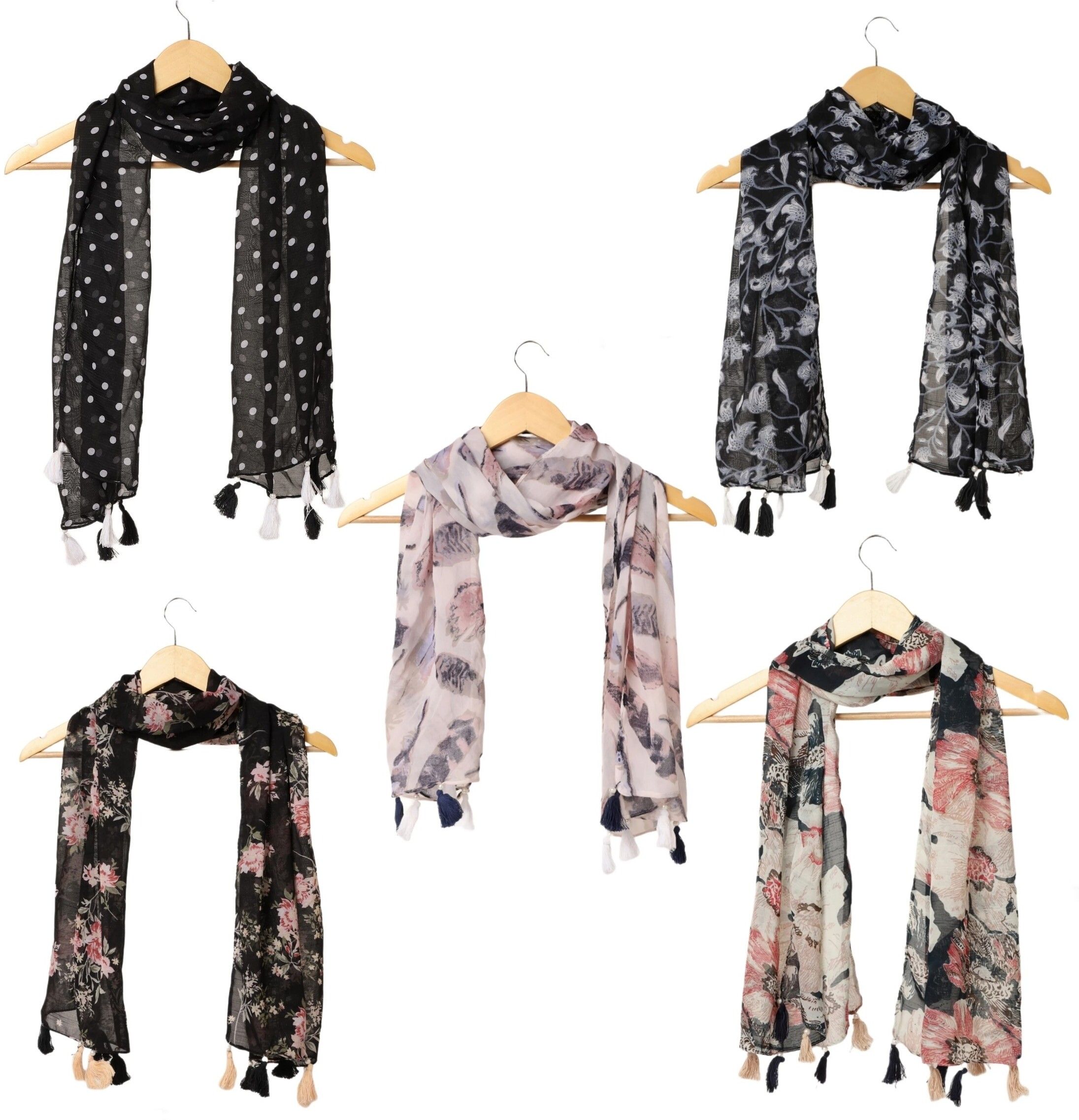stolevilla Printed Chiffon Women Multicolor Scarf, Stole, Fancy Scarf-picture-25