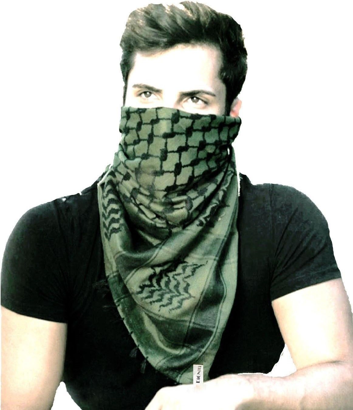 digniti Woven Pure Cotton Men Green Scarf-picture-13
