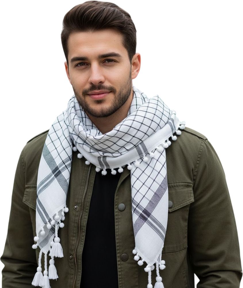 Printed Cotton Blend Men Multicolor Fancy Scarf, Scarf, Bluetooth Scarf, Stole