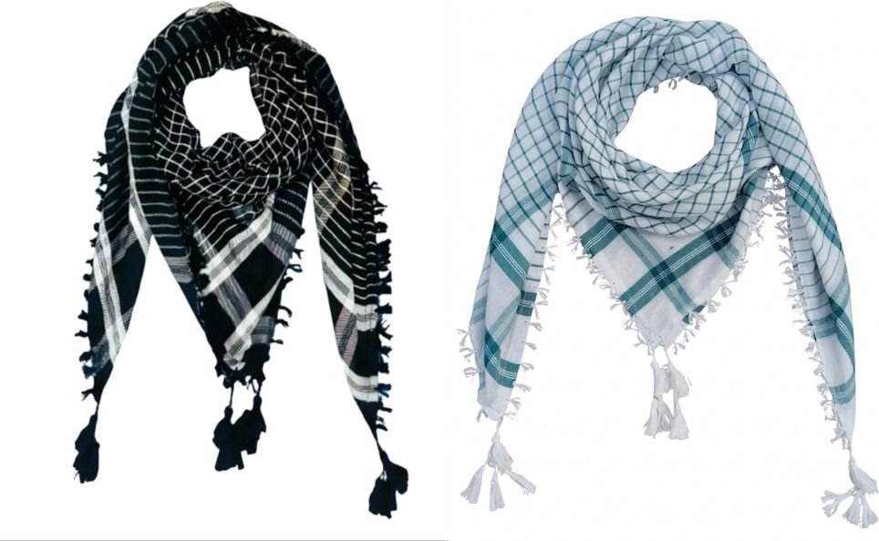 namal Checkered Cotton Blend Men Black, White, Red Fancy Scarf, Scarf, Stole-picture-25