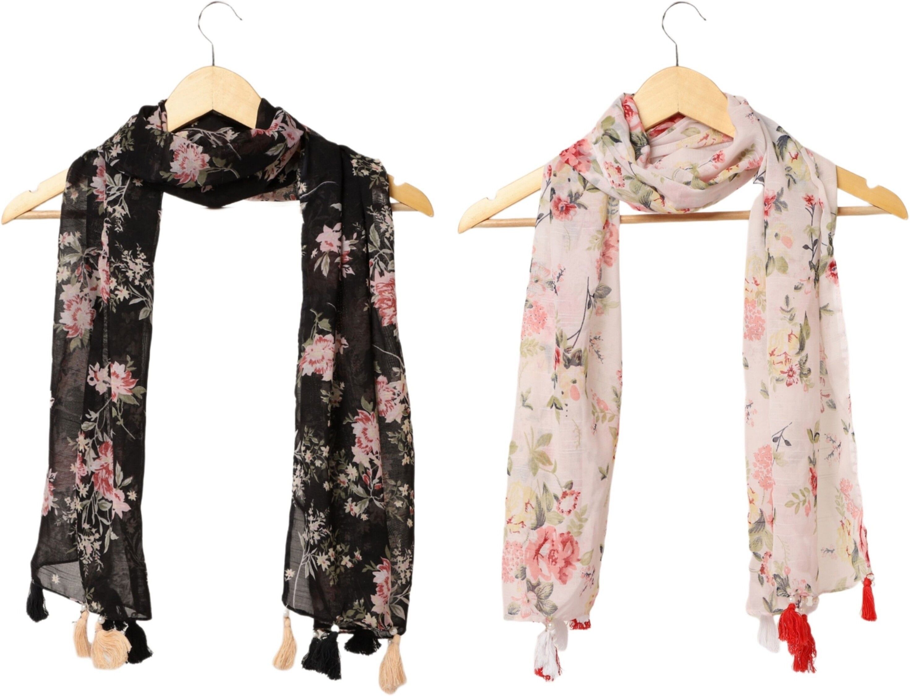 stylestory Printed Chiffon Women Multicolor Stole, Scarf, Fancy Scarf-picture-30