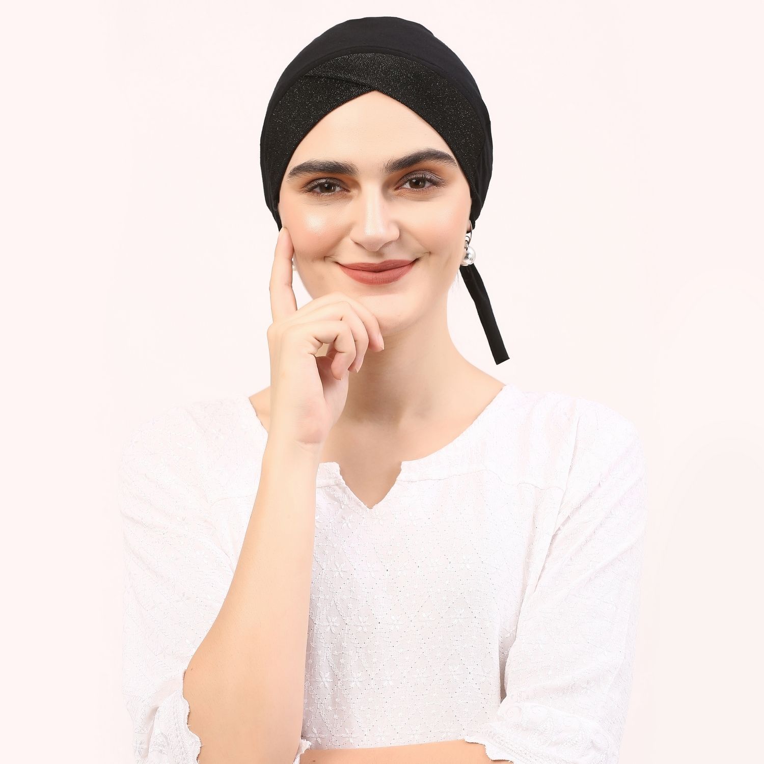 style my hijab Solid Sports/Regular Cap-picture-26