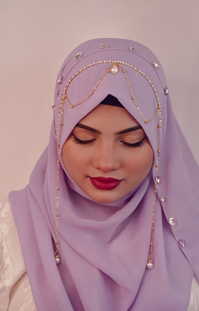 ayezahijab Solid Georgette, Chiffon Women Purple Faux Turtleneck Neck Cover, Scarf, Bluetooth Scarf, Fancy Scarf, Stole-picture-11