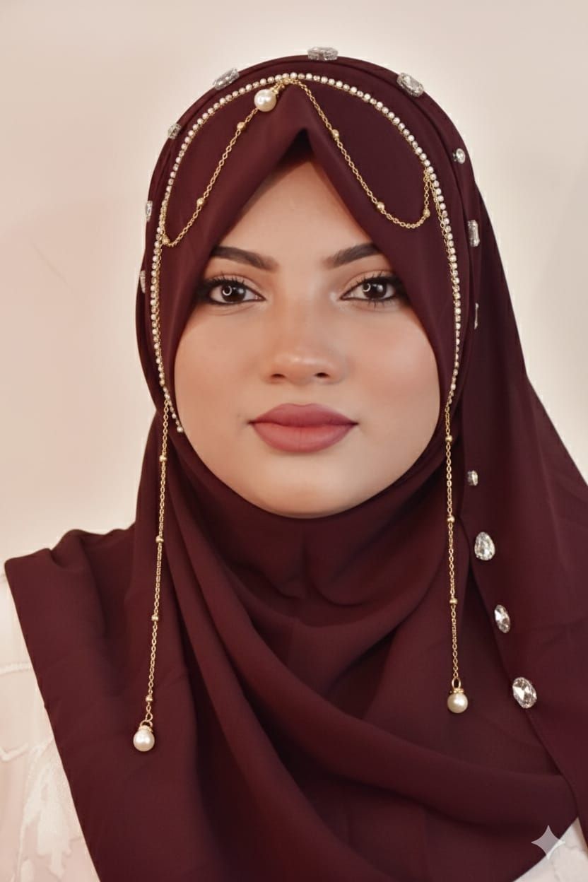 ayezahijab Self Design Georgette Women Maroon Faux Turtleneck Neck Cover, Scarf, Bluetooth Scarf, Fancy Scarf, Stole-picture-27