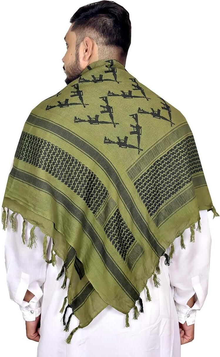 kubaanstore Cotton Checkered Men, Women Shawl-image-48