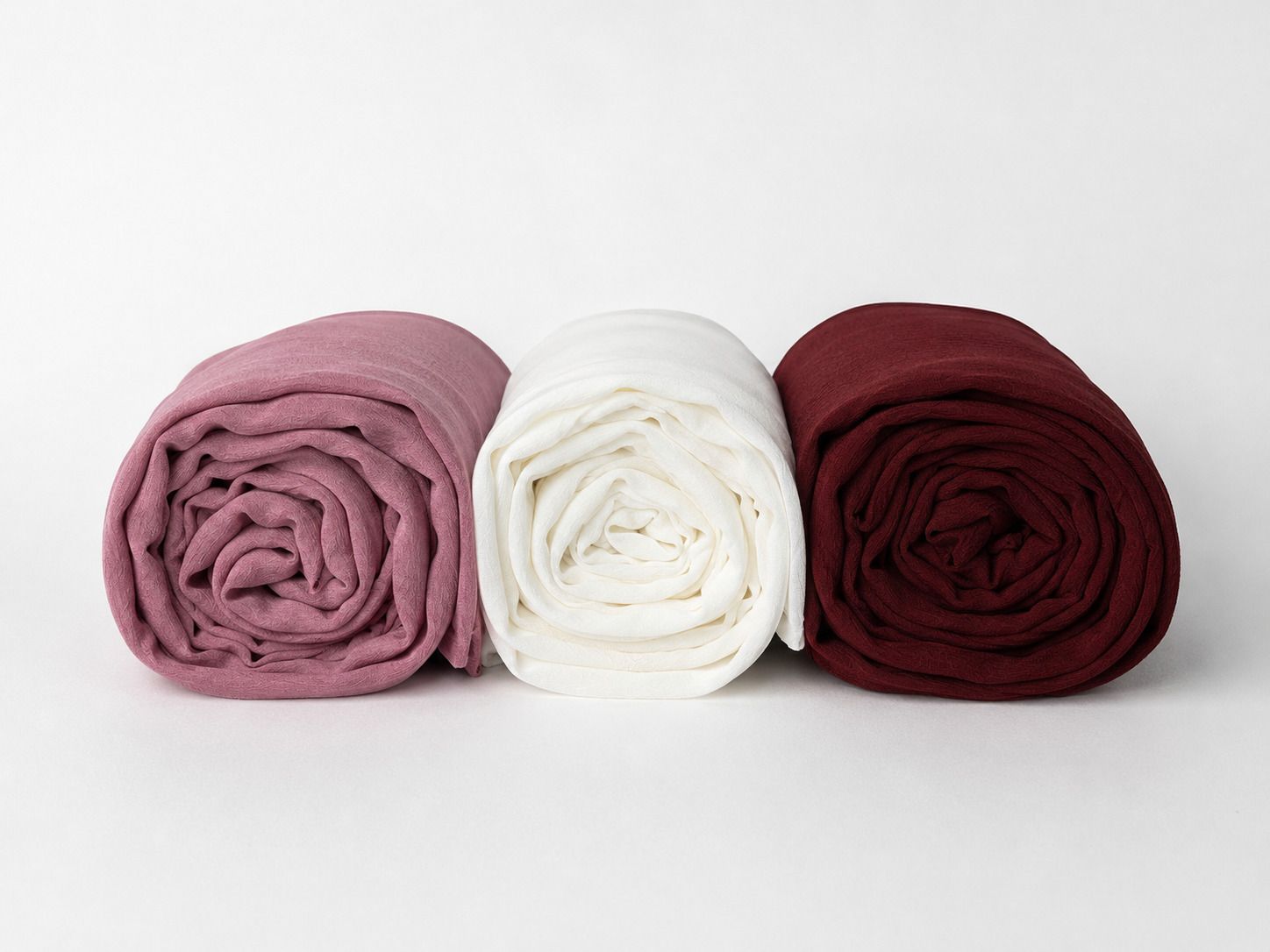 ashfashion Solid Georgette Women Maroon, Pink, White Stole, Scarf, Fancy Scarf-picture-25