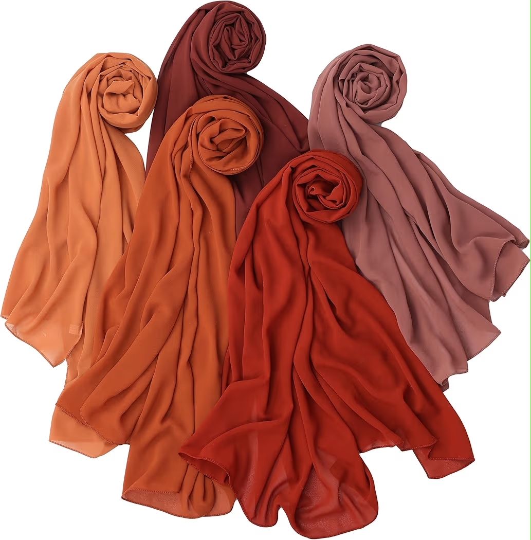 Solid Georgette Women Multicolor Faux Turtleneck Neck Cover, Scarf, Bluetooth Scarf, Fancy Scarf, Stole-image-48