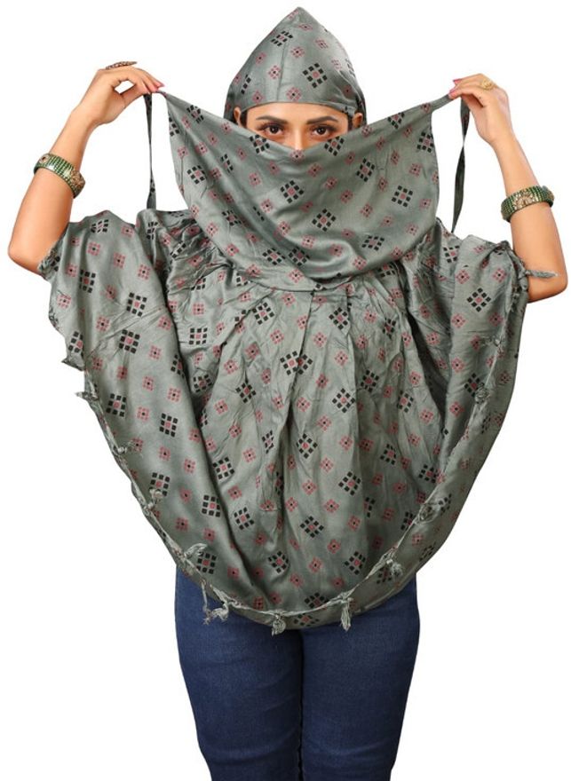 hojiax Printed Pure Cotton Women Multicolor Fancy Scarf-picture-17