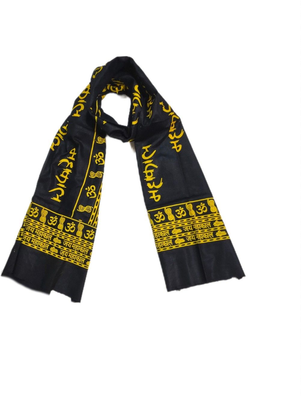 southfashion Printed Pure Cotton Men Black Scarf-picture-28