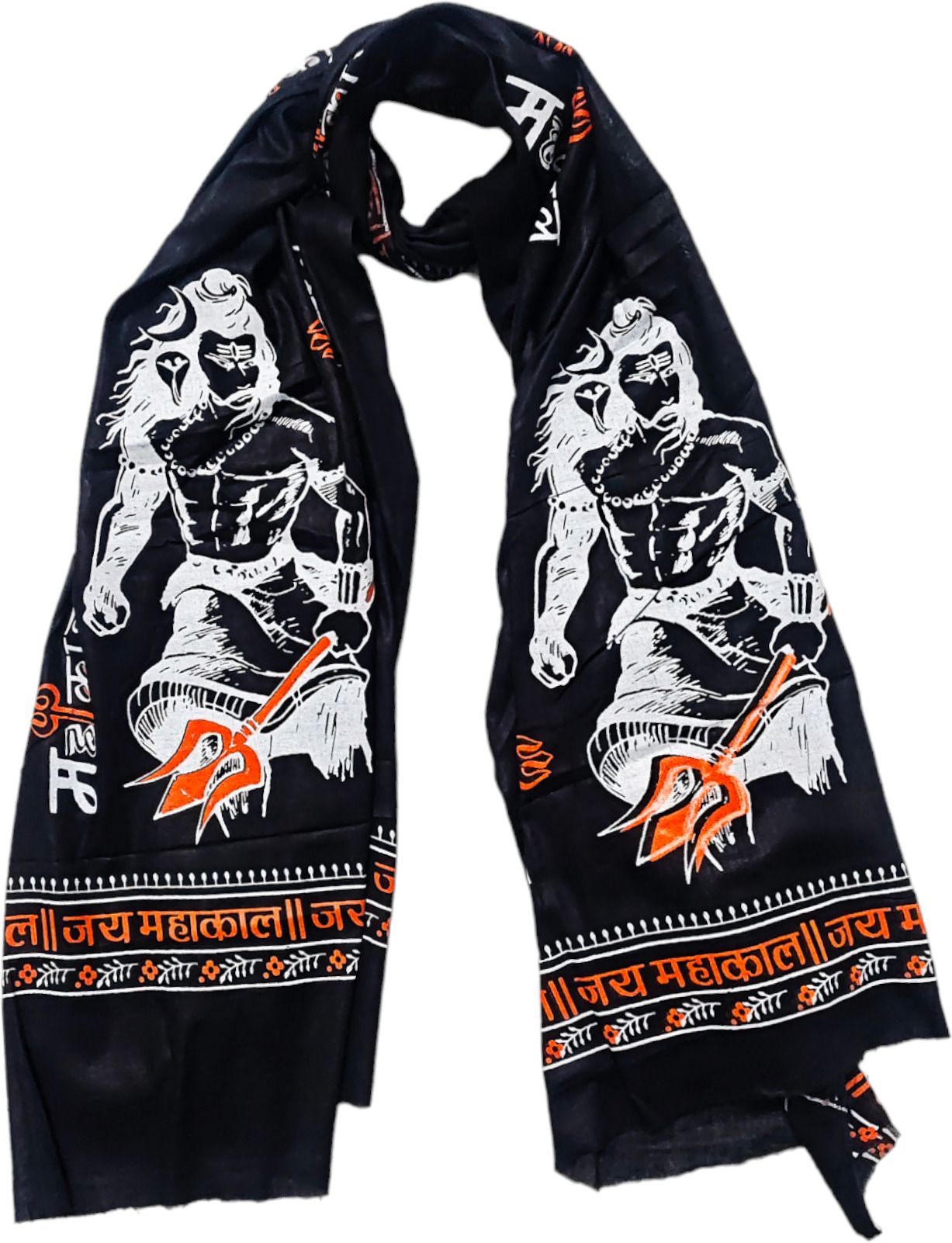 Printed Pure Cotton Men Multicolor Fancy Scarf, Scarf, Stole, Faux Turtleneck Neck Cover