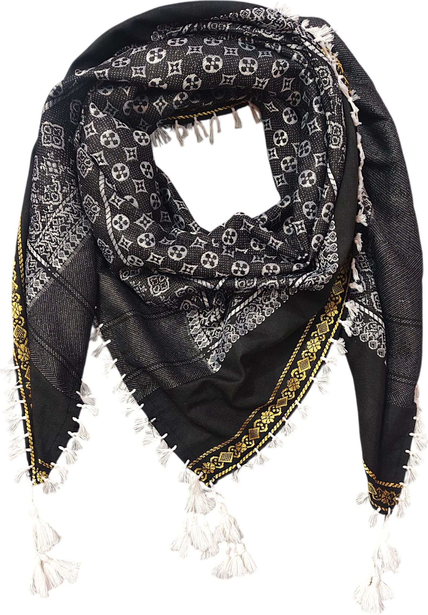 bakkah Woven Cotton Blend Men Multicolor Scarf-picture-18
