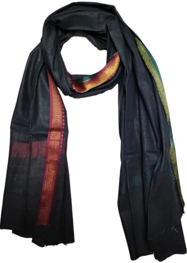 tvora clothing Striped Pure Cotton Men Black, Multicolor Fancy Scarf, Scarf, Stole, Faux Turtleneck Neck Cover-picture-41