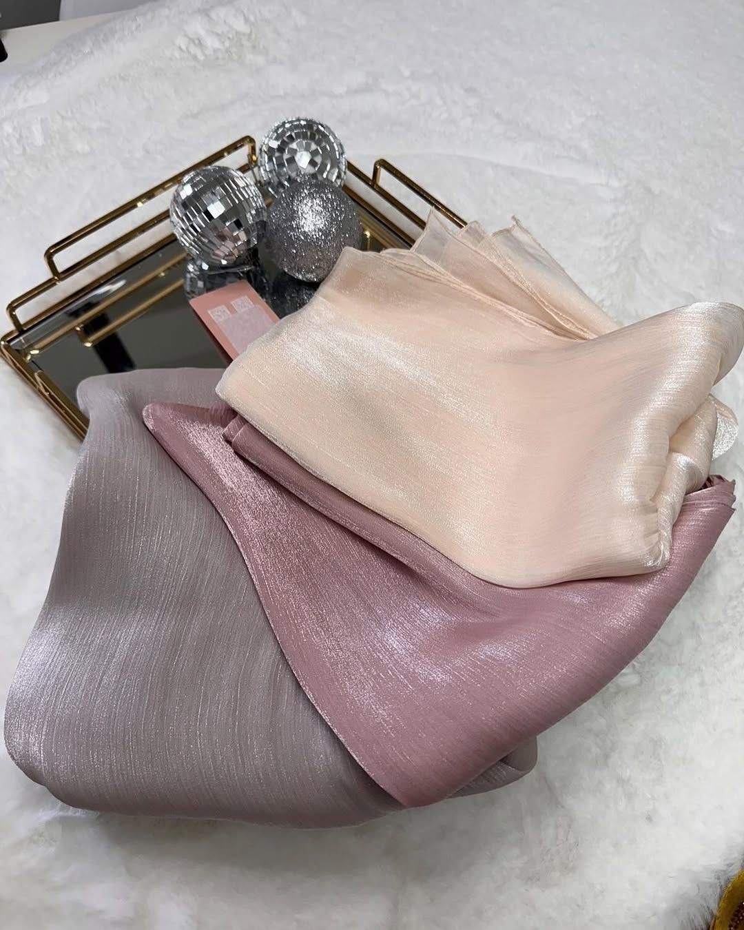 Solid Poly Silk Women Pink, Beige, Grey Faux Turtleneck Neck Cover, Scarf, Bluetooth Scarf, Fancy Scarf, Stole-image-12