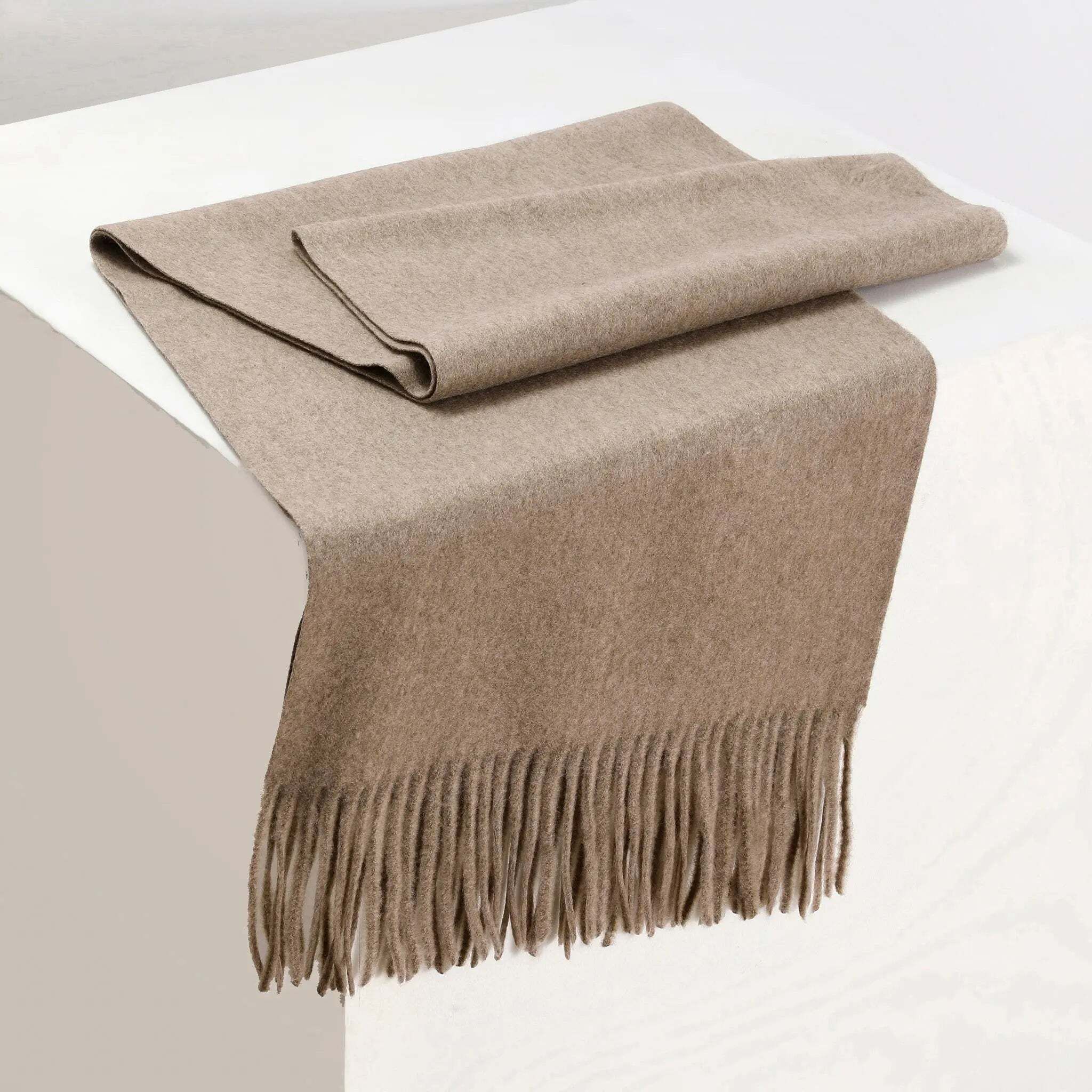 salty alpha Printed Poly Wool Men Brown Scarf-picture-46