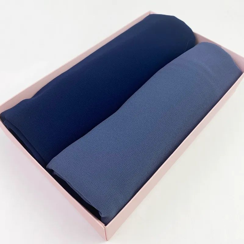 Solid Chiffon Women Dark Blue, Blue Scarf, Fancy Scarf, Stole-image-25