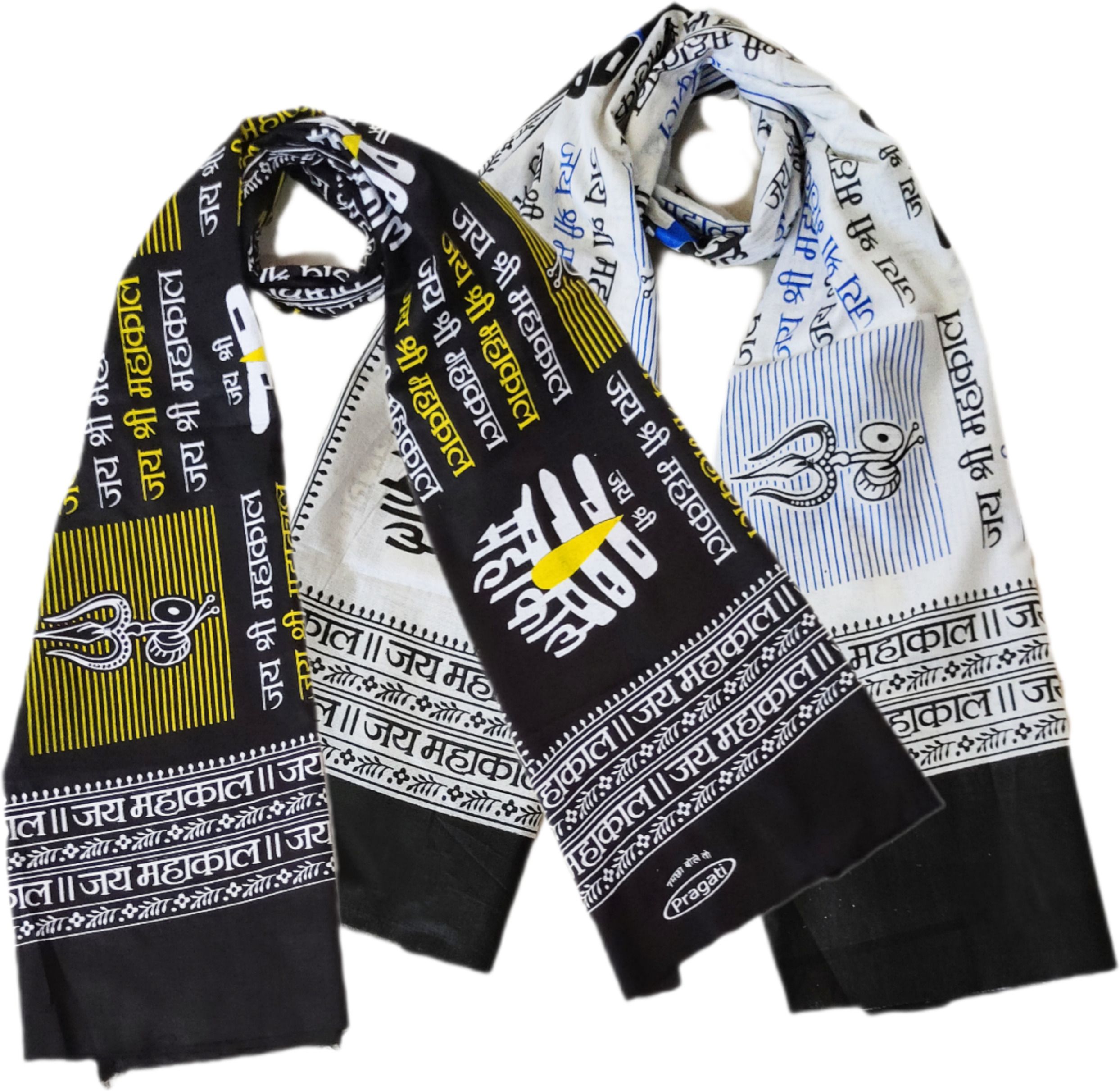 dh quality Printed Pure Cotton Men Multicolor Scarf-picture-34
