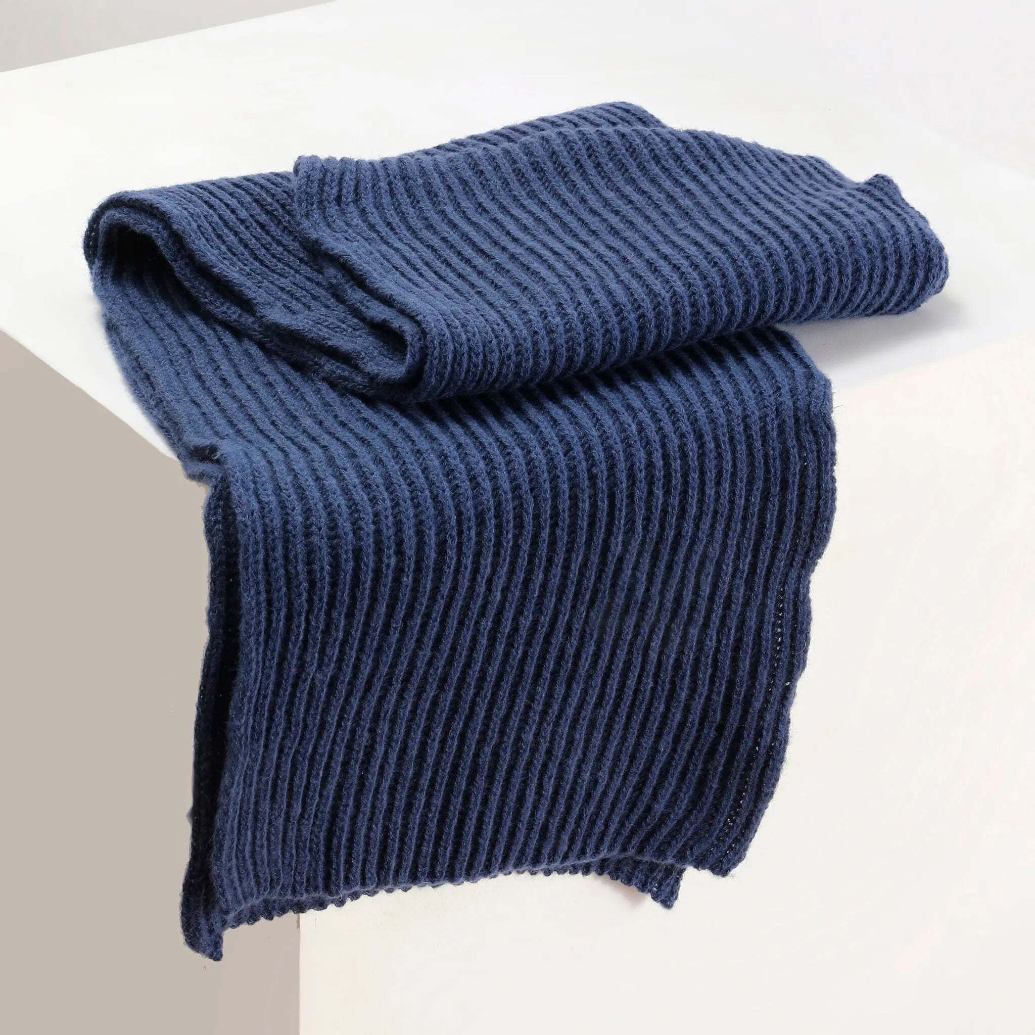 salty alpha Printed Cotton Blend Men Blue Scarf-picture-23