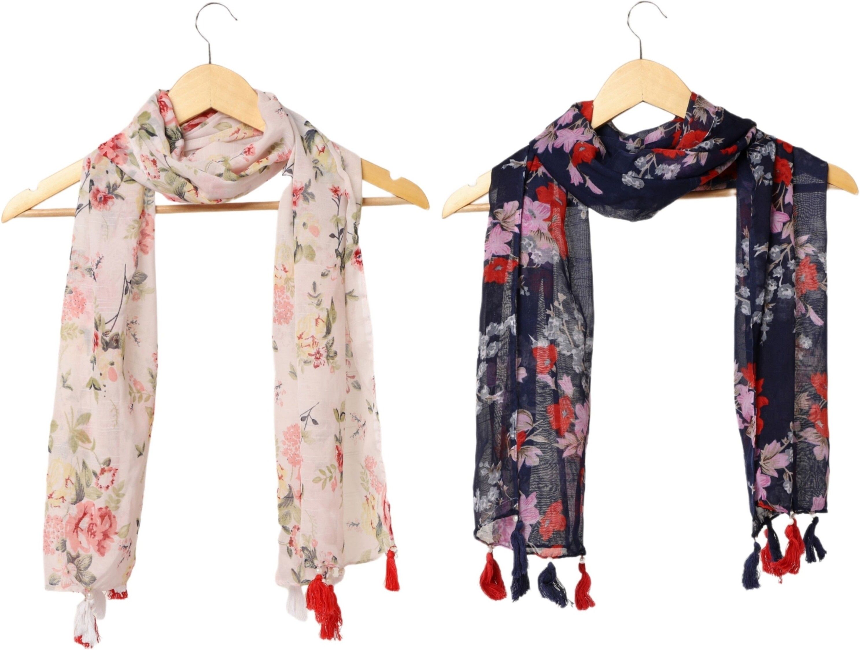 stolevilla Printed Chiffon Women Multicolor Scarf, Stole, Fancy Scarf-picture-20