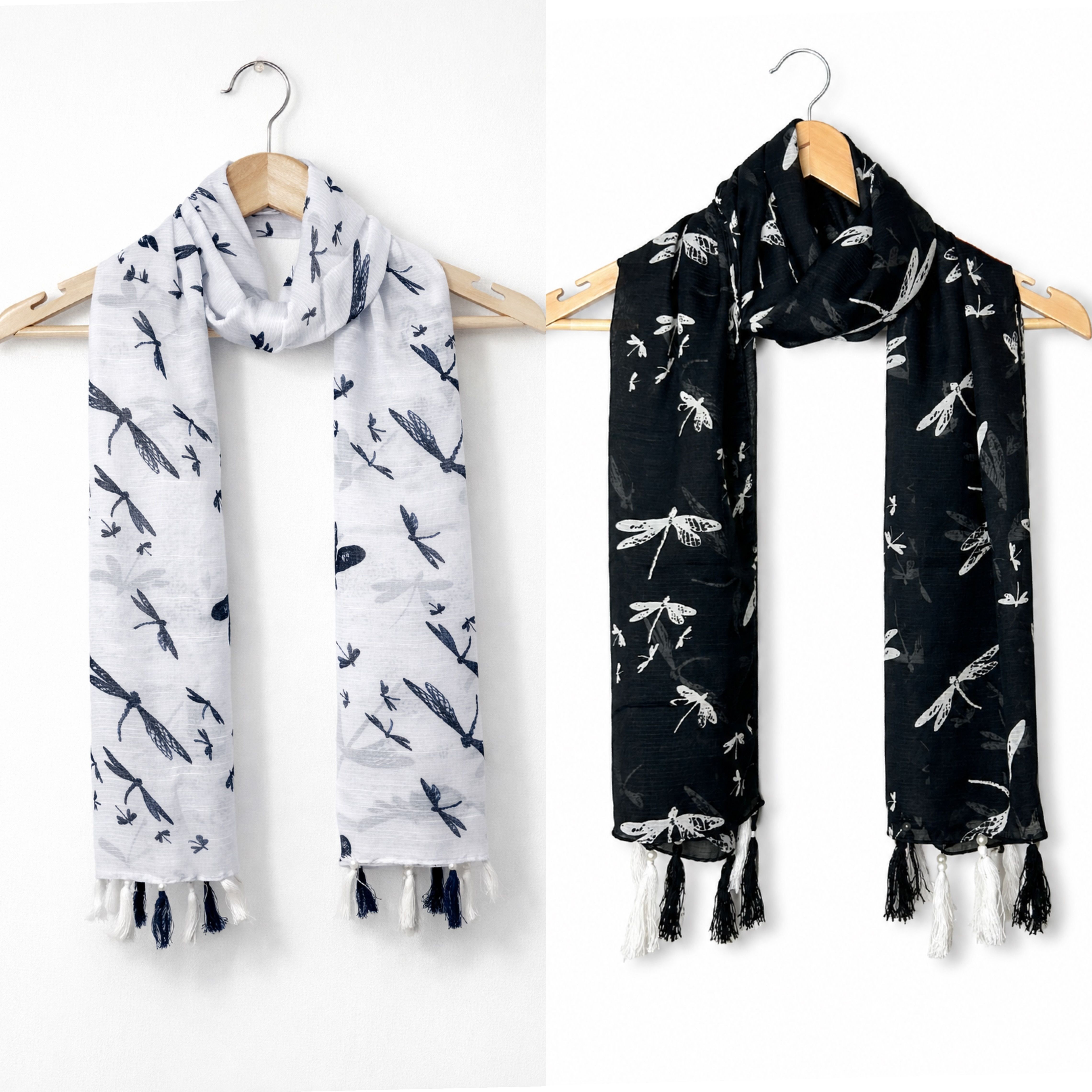poshampaa Printed Chiffon Women Multicolor Scarf, Stole, Fancy Scarf-picture-27