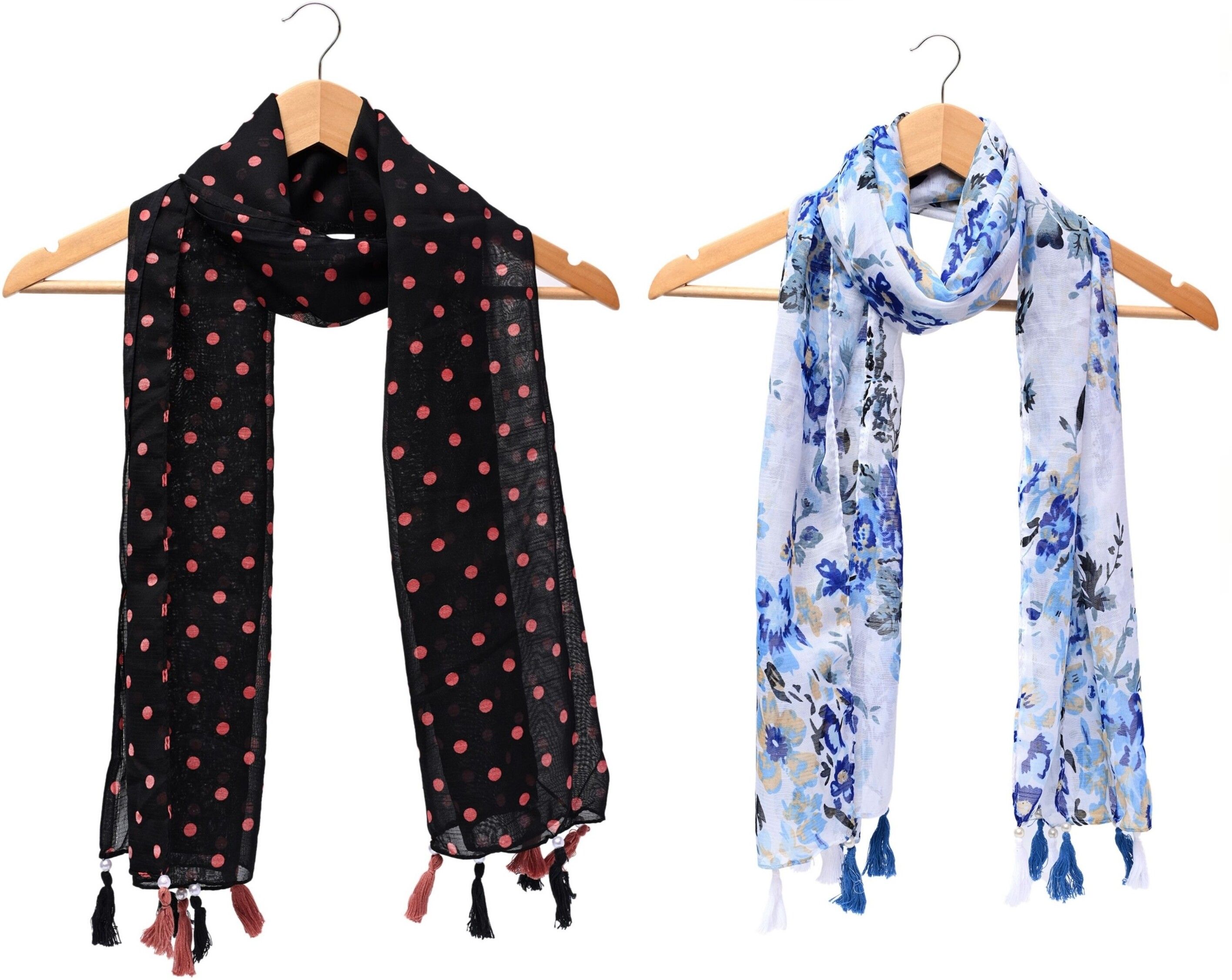 stolevilla Printed Chiffon Women Multicolor Scarf, Stole, Fancy Scarf-picture-36