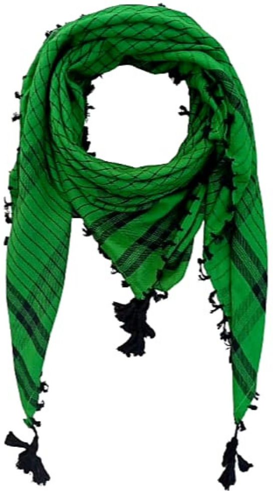 z r m store Checkered Polycotton Men Green, Black Fancy Scarf, Scarf, Stole-picture-24