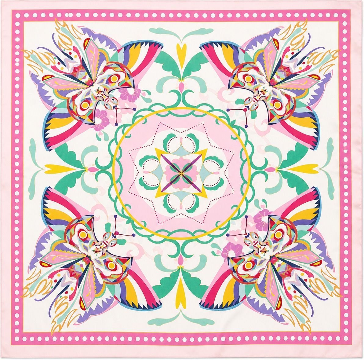 Printed Cotton Rayon Blend, Pure Cotton, Rayon Women Multicolor Scarf-image-1
