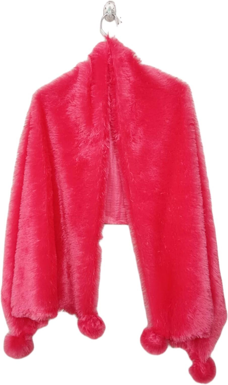 Woven Wool Blend Women Pink Stole-image-15