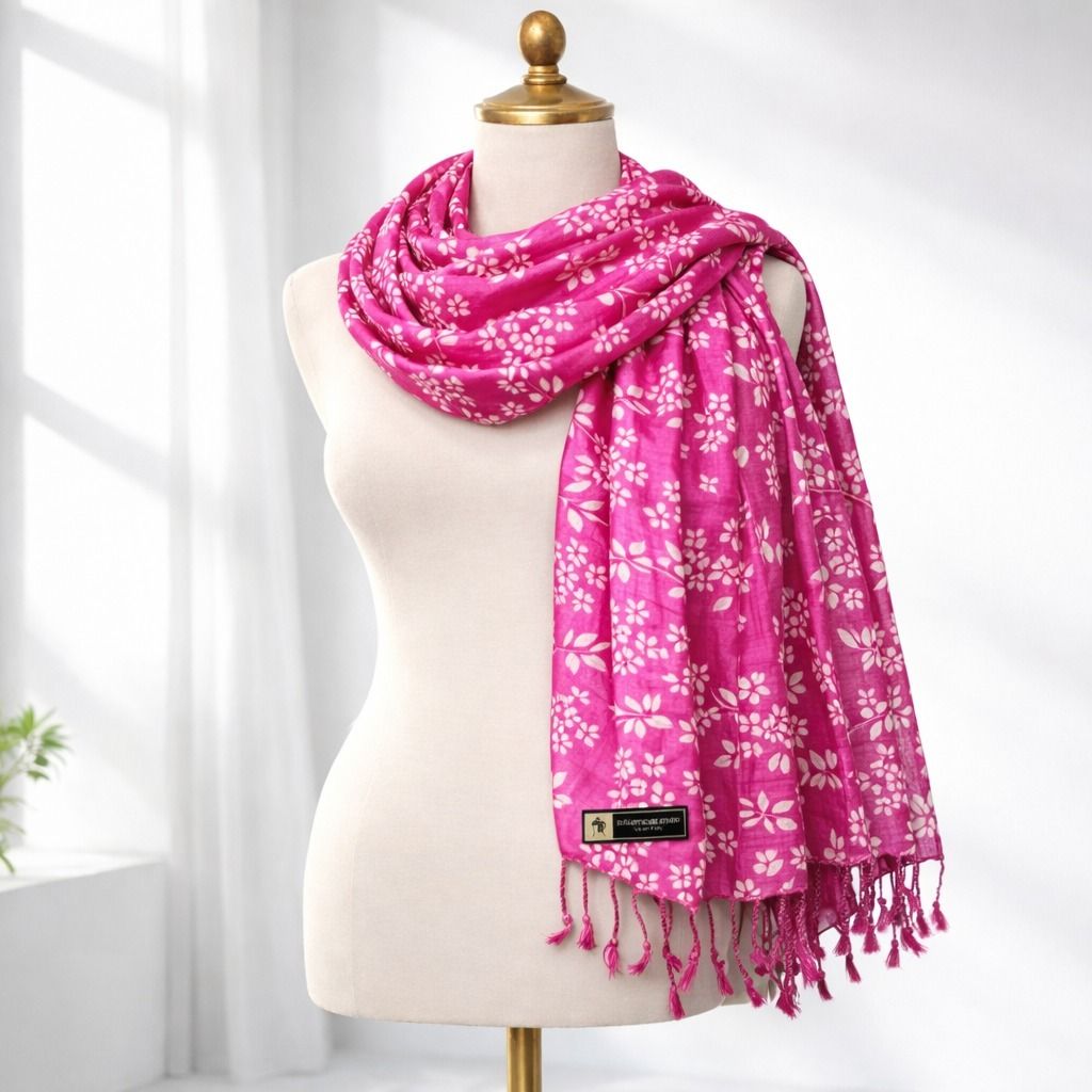 elegantscarf Printed Rayon Women Multicolor Scarf, Stole-picture-20