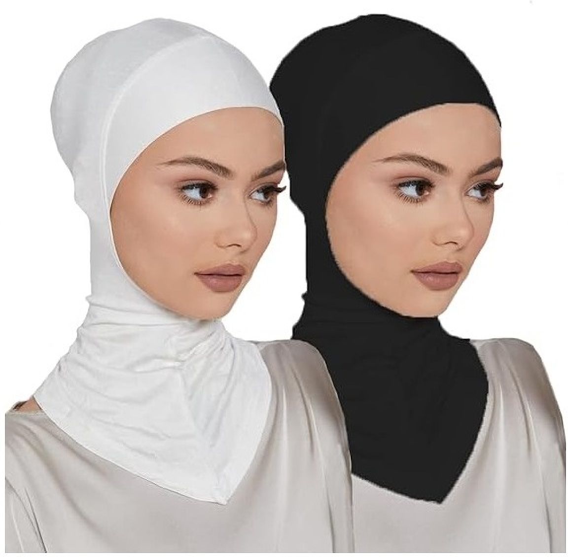 paropkar Solid Cotton Blend Women Black, White Scarf, Fancy Scarf, Faux Turtleneck Neck Cover-picture-11