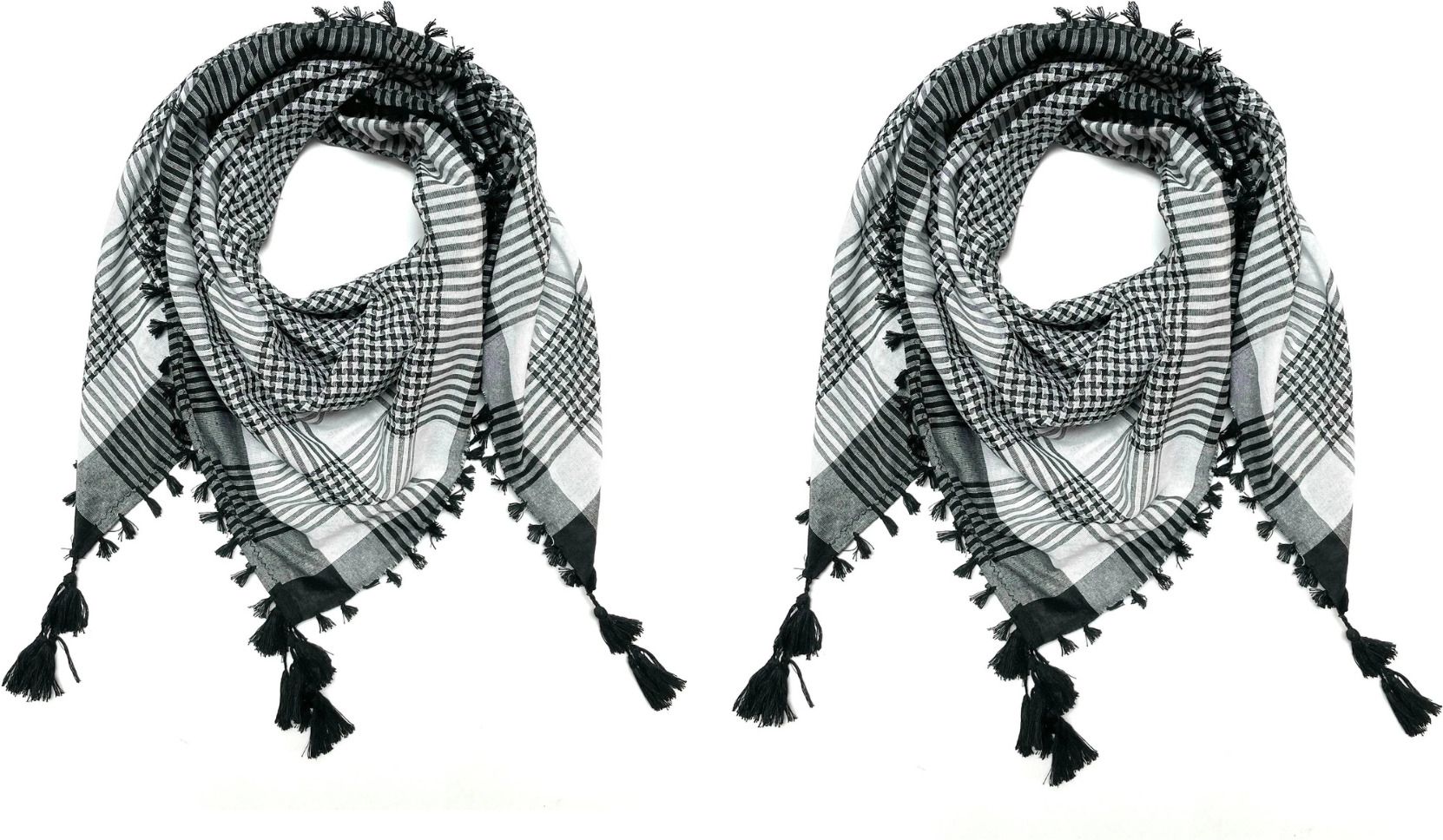 namal Printed Cotton Blend Men Black, White Fancy Scarf, Scarf, Bluetooth Scarf, Stole-picture-21