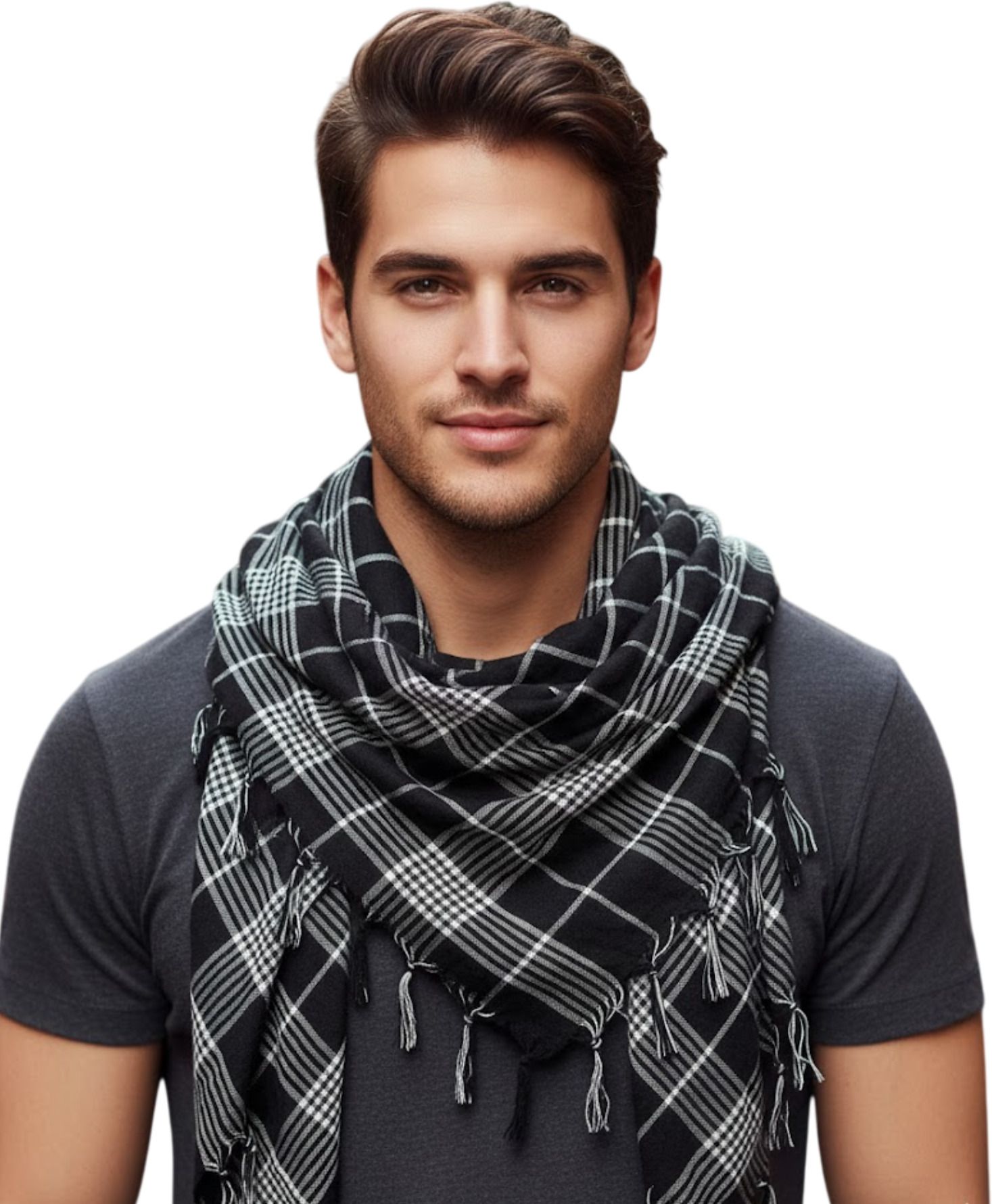 Printed Cotton Blend Men Multicolor Fancy Scarf, Scarf, Bluetooth Scarf, Stole