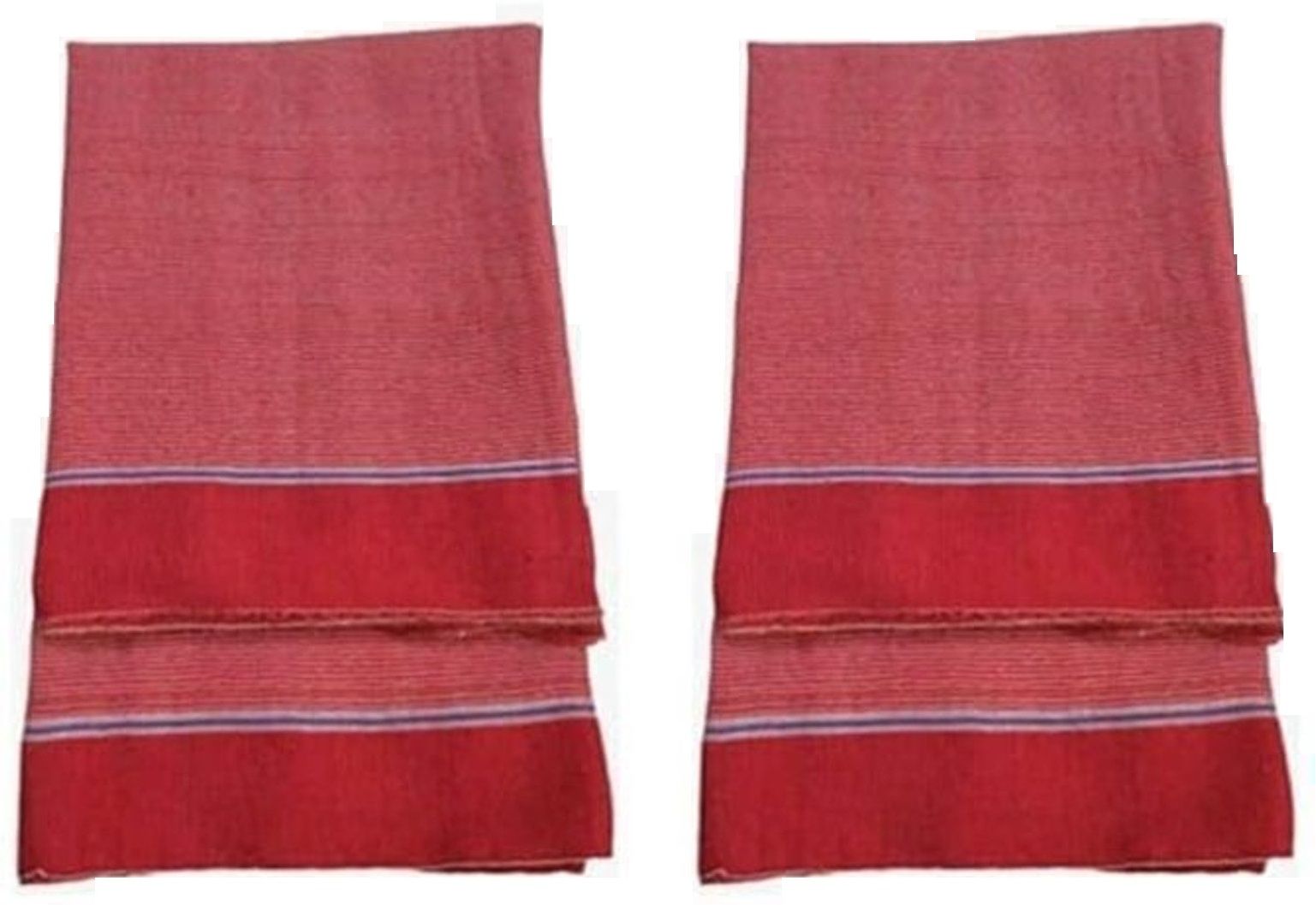 stcscarf Striped Pure Cotton Men Red Scarf-picture-37