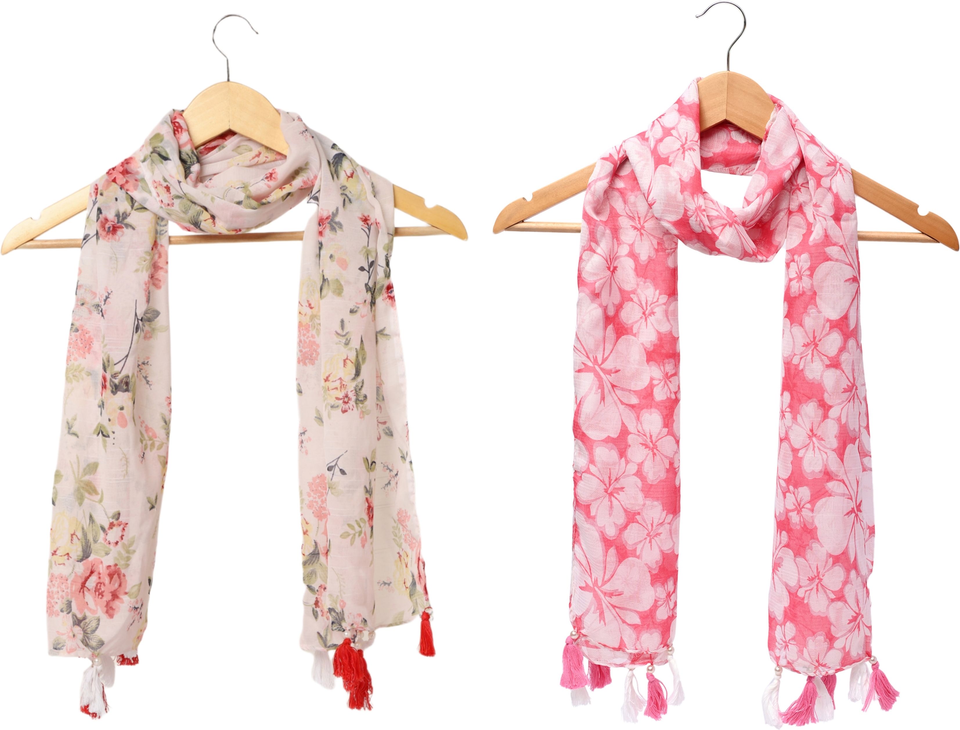 riddle needle Printed Chiffon Women Multicolor Scarf, Stole, Fancy Scarf-picture-10